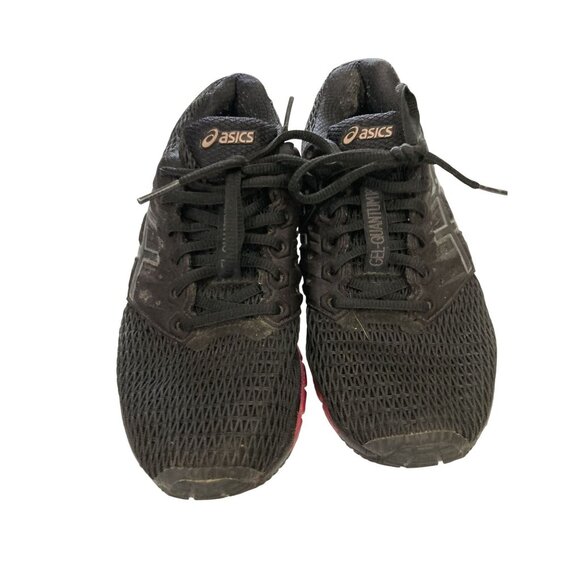 Asics Gel-Quantum 180 Men's Size 7.5 Black Red Running sneaker Shoes NO INSOLES - Picture 2 of 7